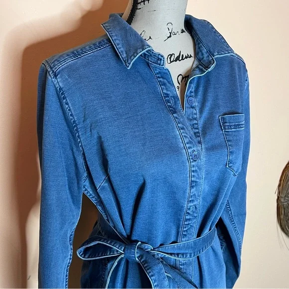 💙Isaac Mizrahi denim ombré dress - Picture 3 of 7